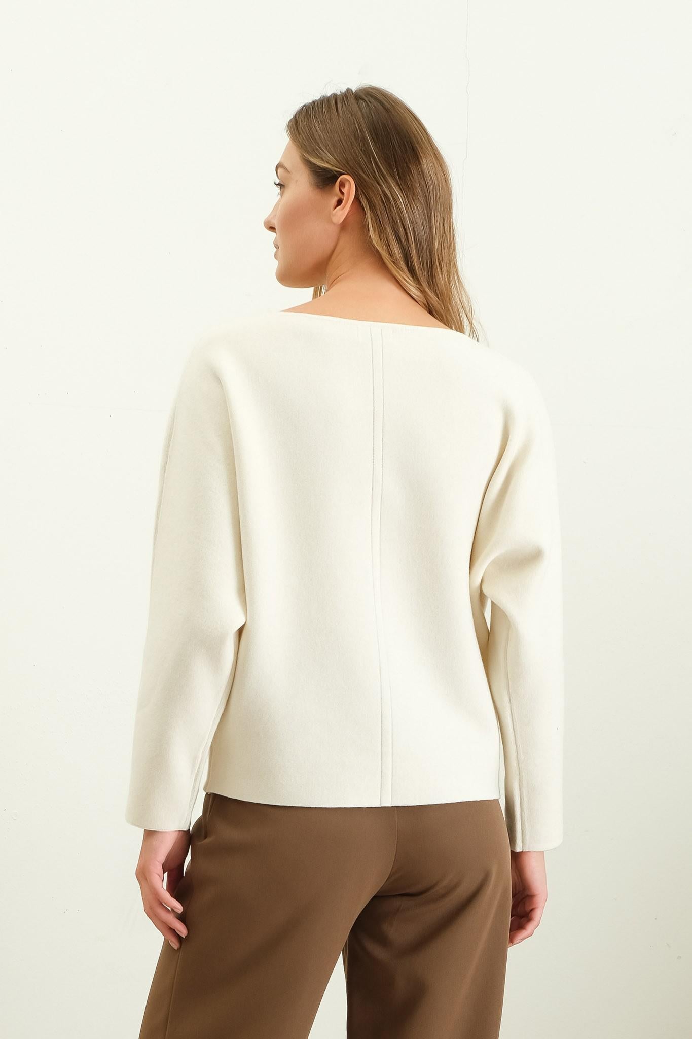 Front Seam Sweater