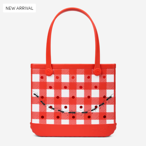 Bogg Bag - Red, White, & Plaid