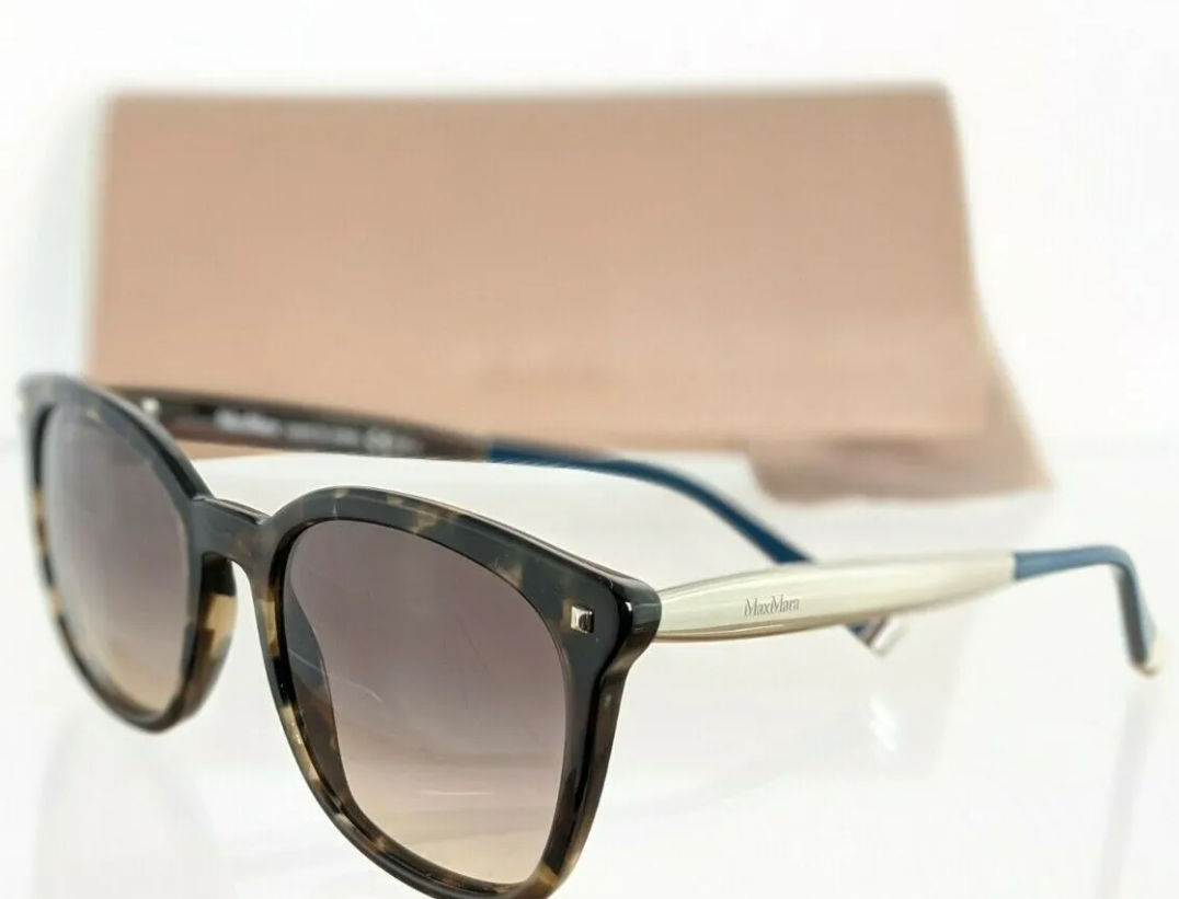 Max Mara Needle 3 Tortoise Dark Teal Sunglasses