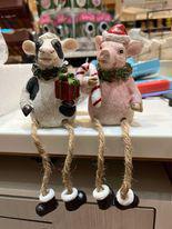Christmas Animal Shelf Sitter