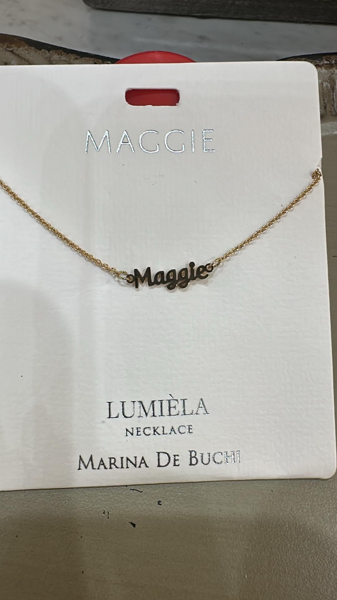 Lumiela Maggie Name Necklace