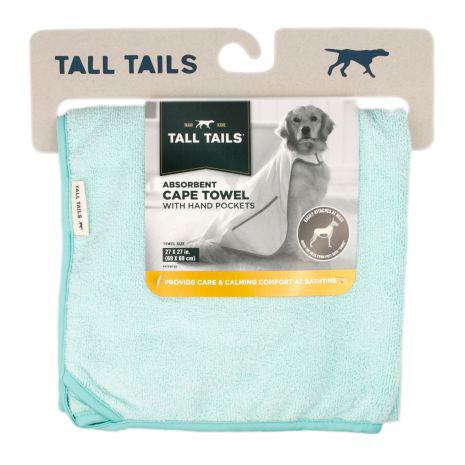 Tall Tails Aqua Cape Towel