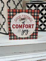 Good Tiding Block Sign