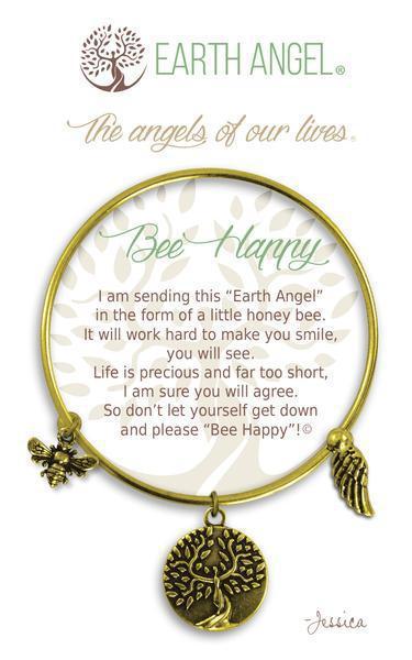 Bee Happy Earth Angel Bracelet