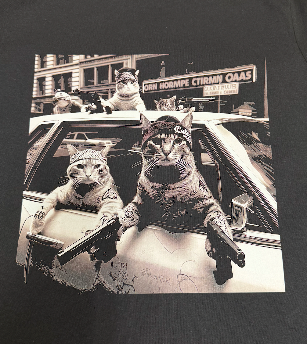 Gangster Cats Tee