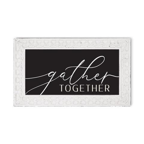 Gather 24x14 W/ Ornate Frame