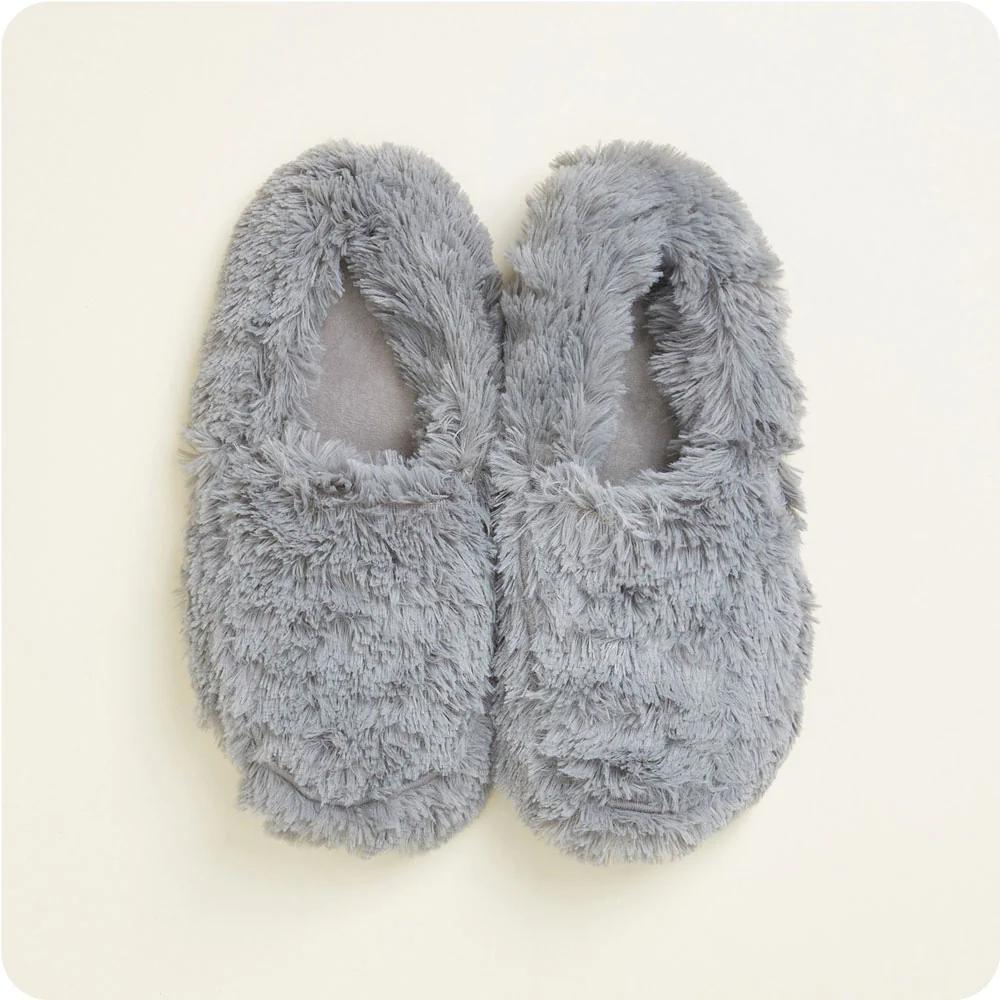 Gray Warmie Slippers