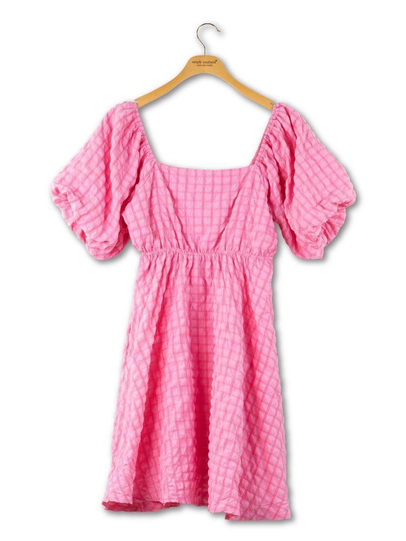 Simply Southern Pink Puff Dress