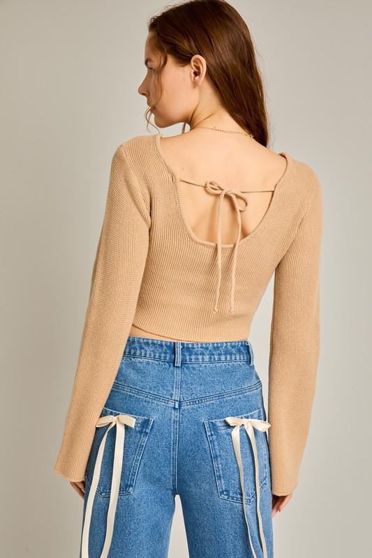 Taupe Boat Neck Top