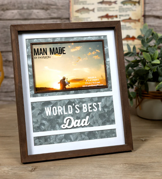 Best Dad 8.25" x 9.75" Frame