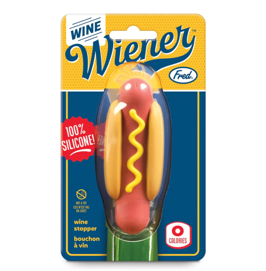 Wine Wiener Bottle Stopper