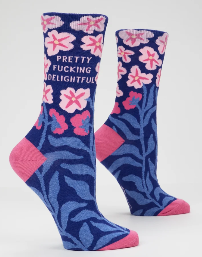 Pretty Fucking Delightful W-Crew Socks