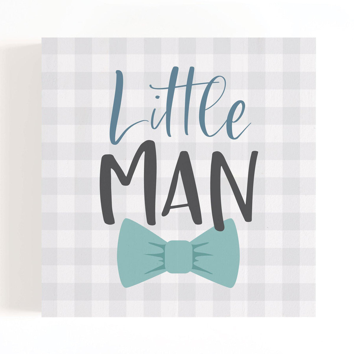 Little Man Block Sign