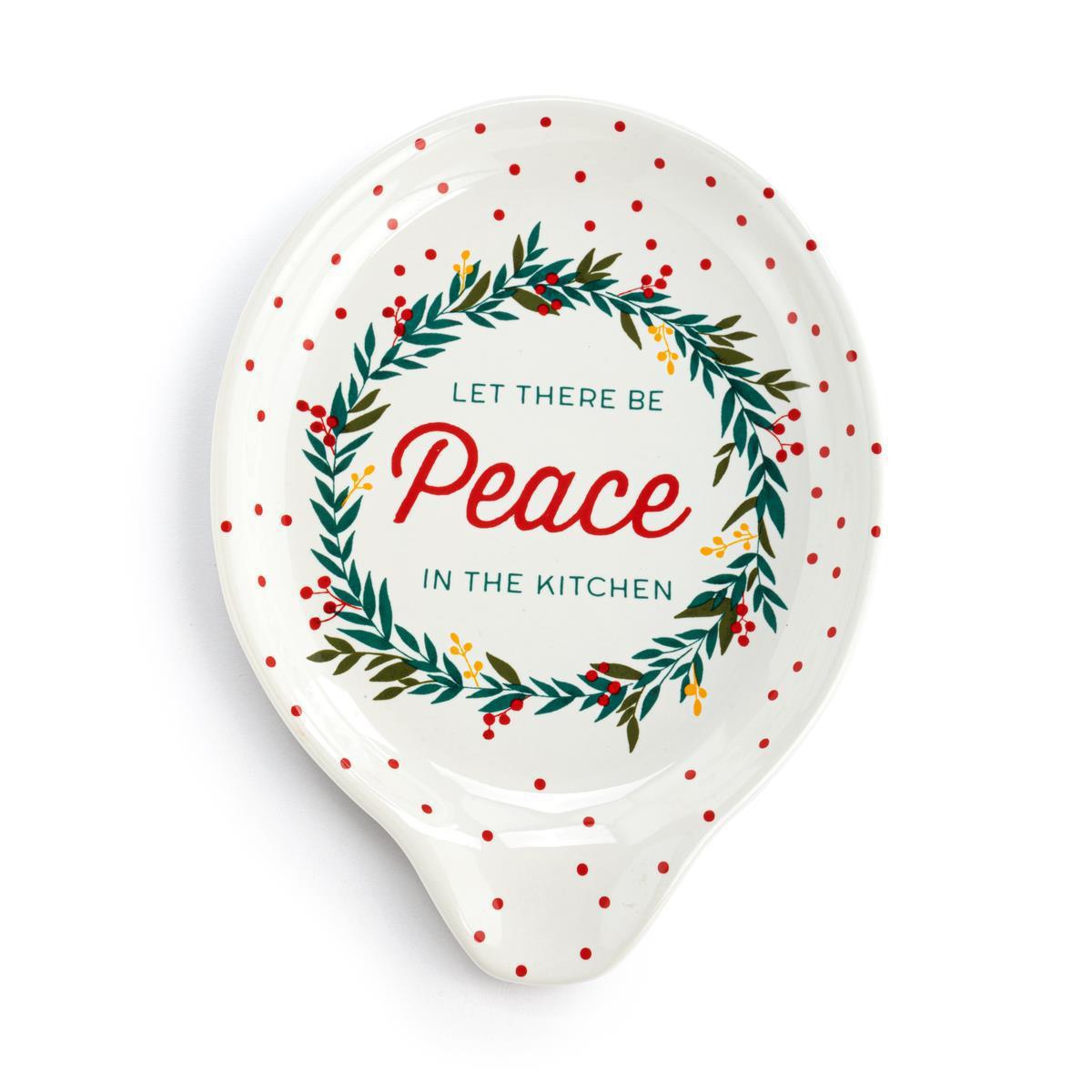 Let There Be Peace Spoon Rest - 4.5x6in