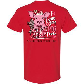 I Love You Pig Time Tee