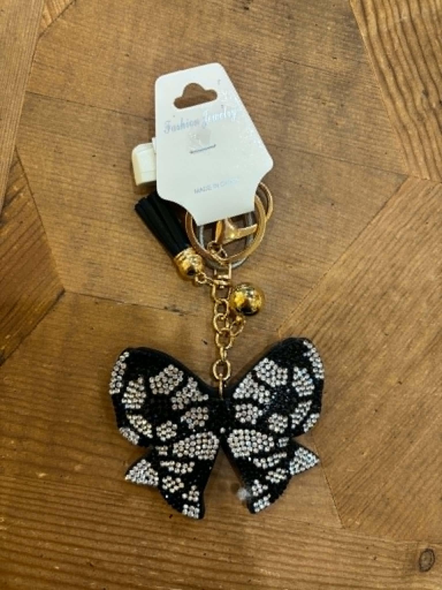 Puffy Rhinestone Keychains