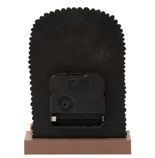 Allen Designs Purrfect Time Wood Desk Clock