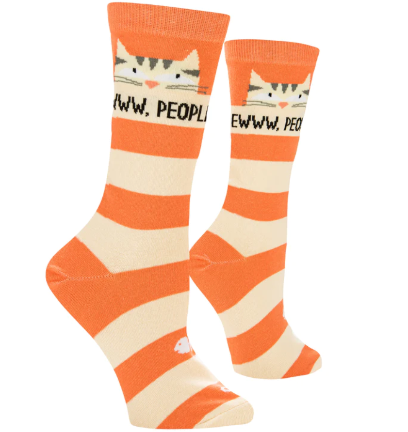Eww People Cat Socks