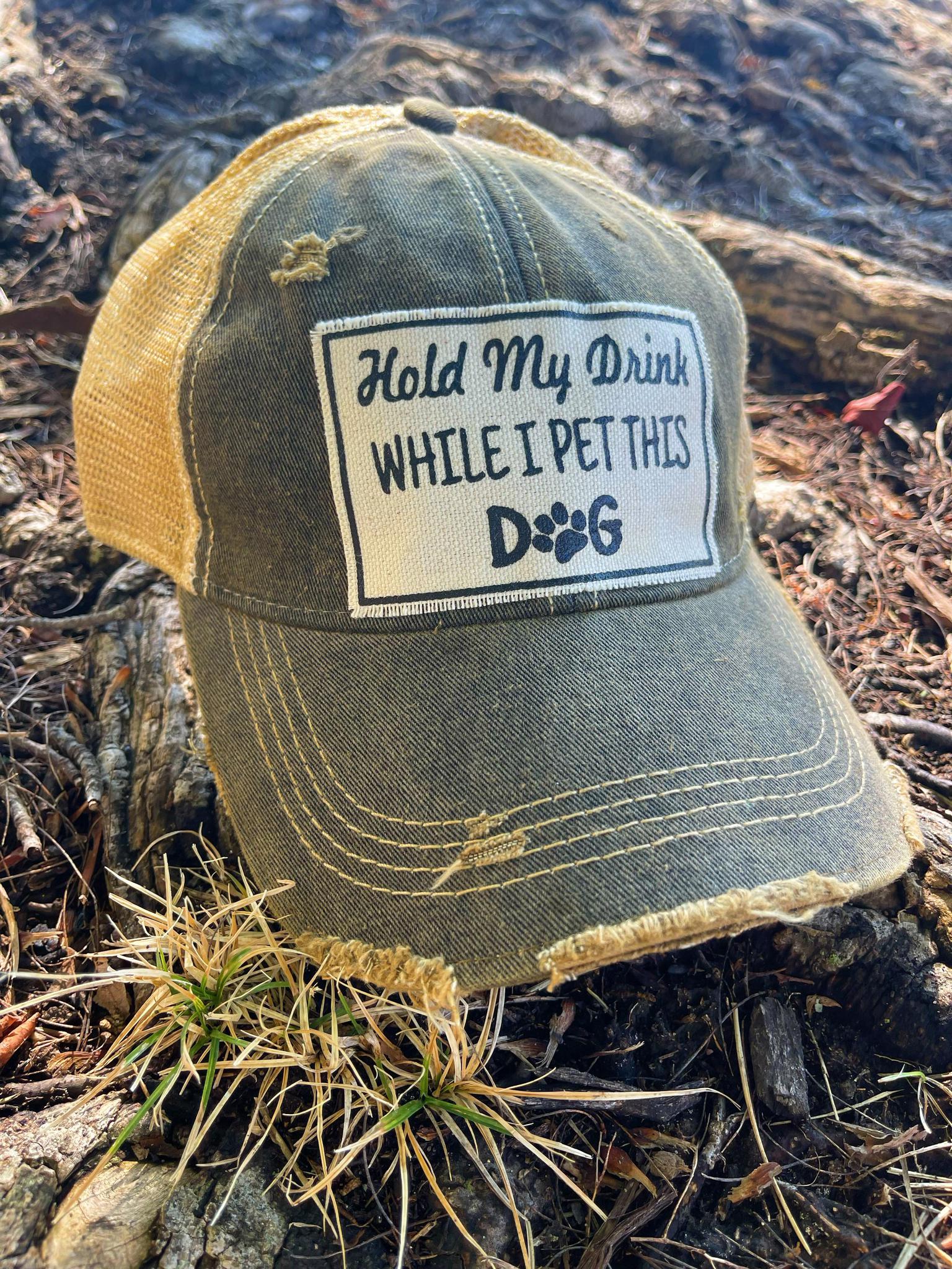 Hold My Drink Patch Hat