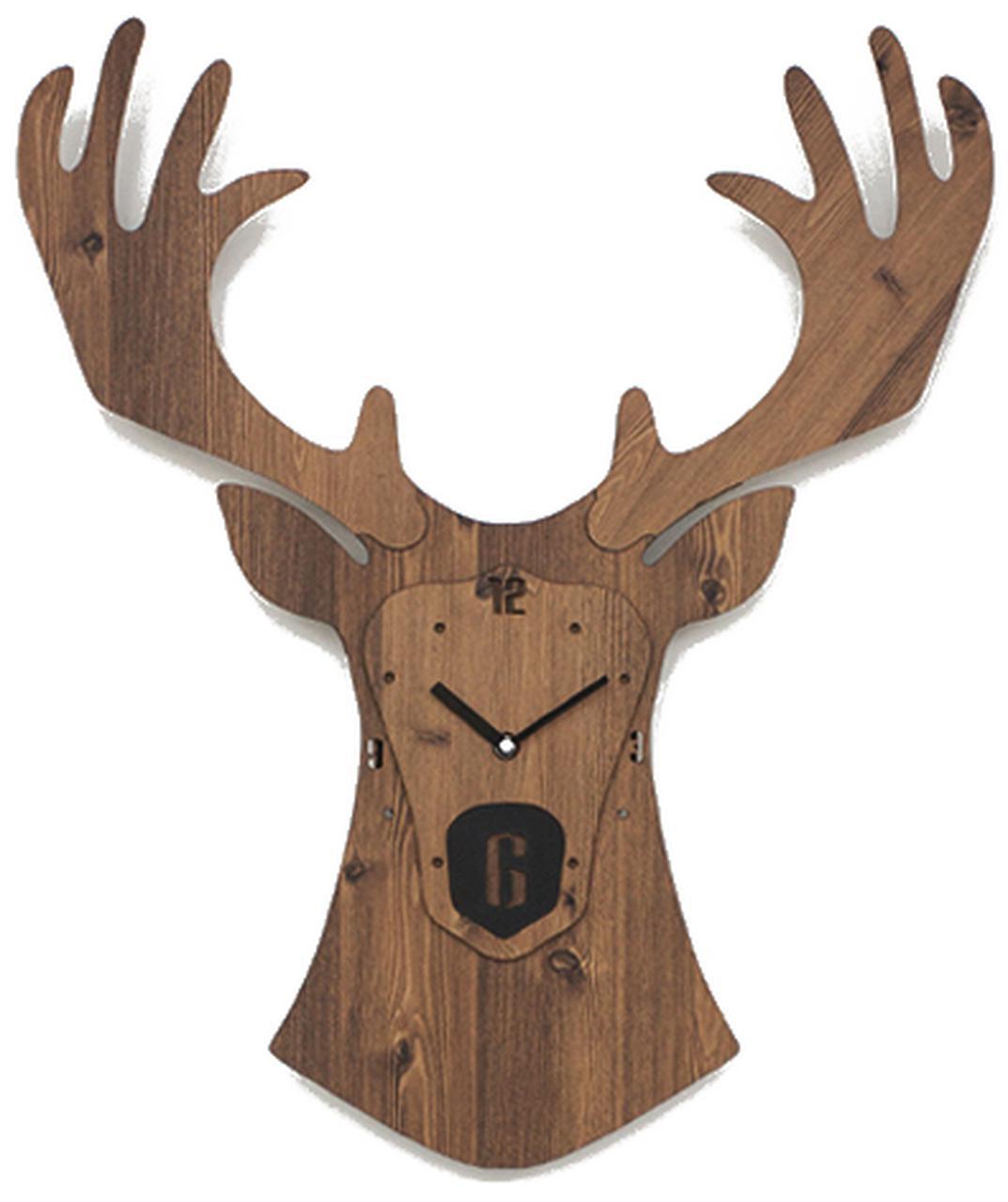 Deer Head Clock