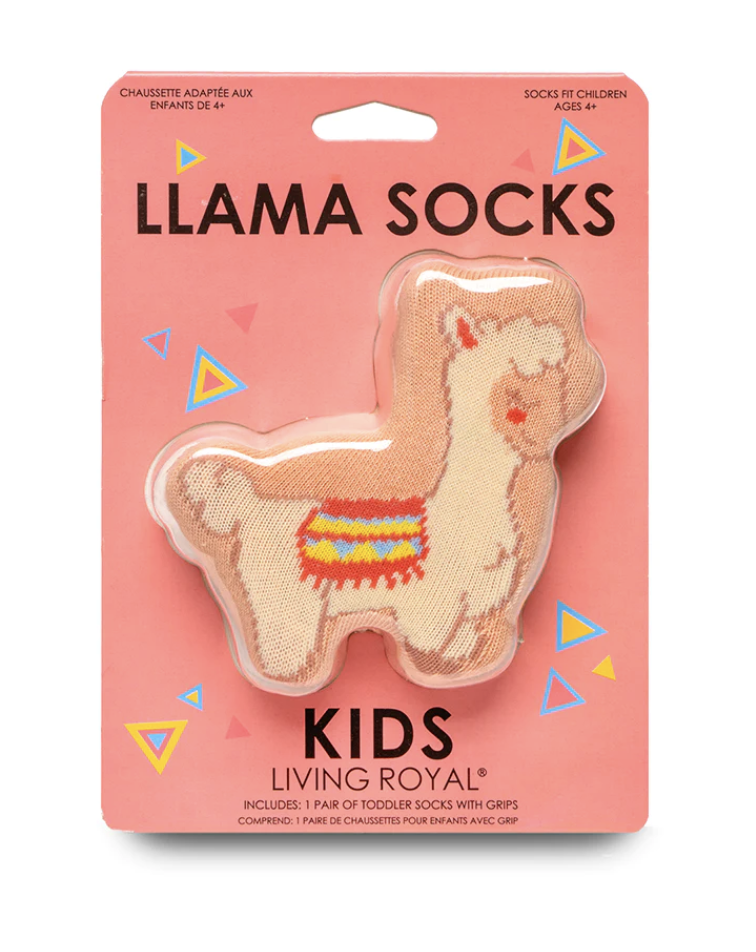 Llama 3D Socks