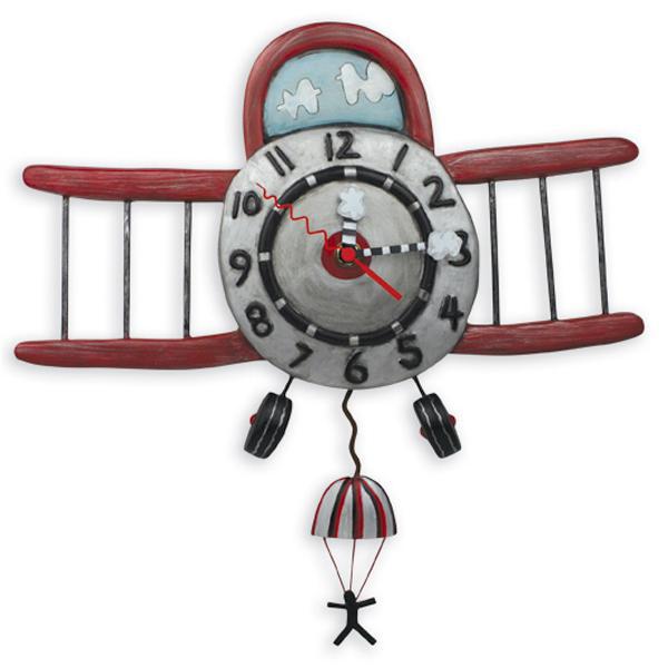 Airplane Jumper Allen Design Clock