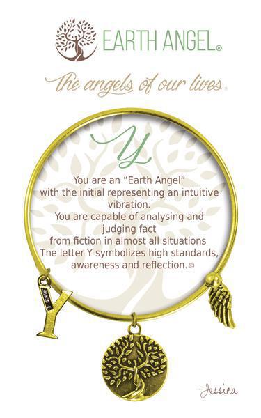 Letter Y Earth Angel Bracelet