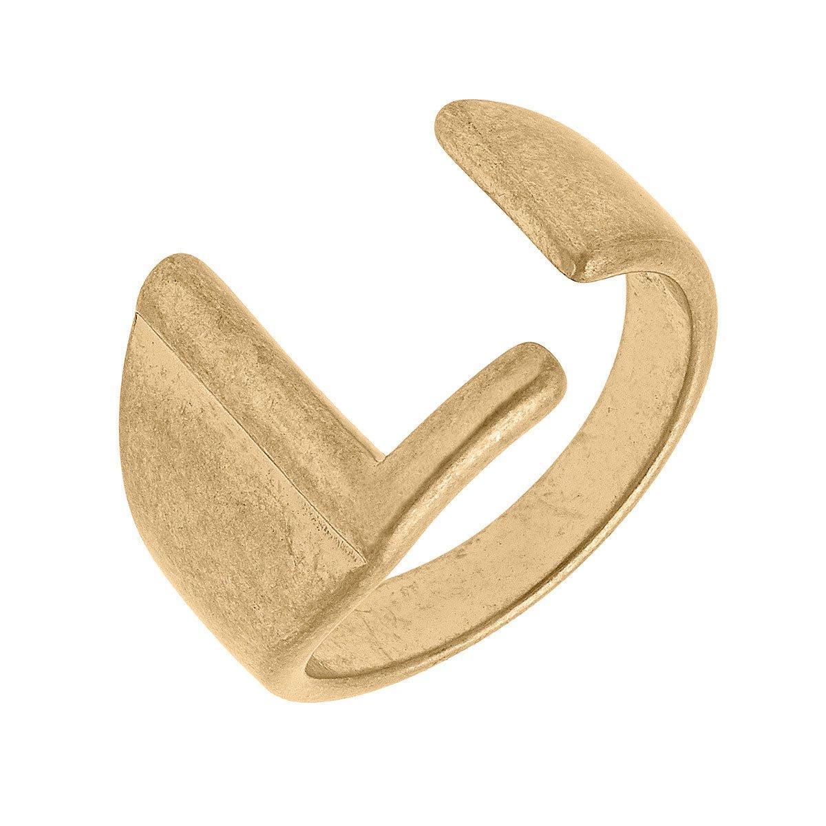 Kingston Adjustable Initial Ring