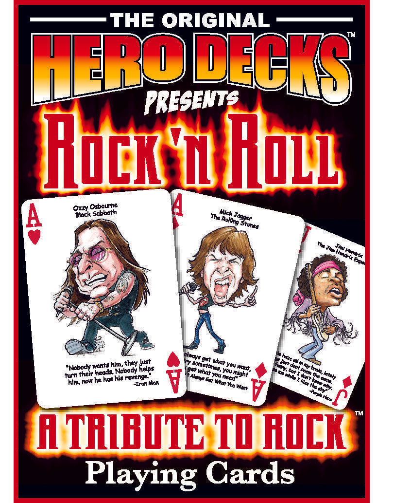 Rock N Roll Playing Cards
