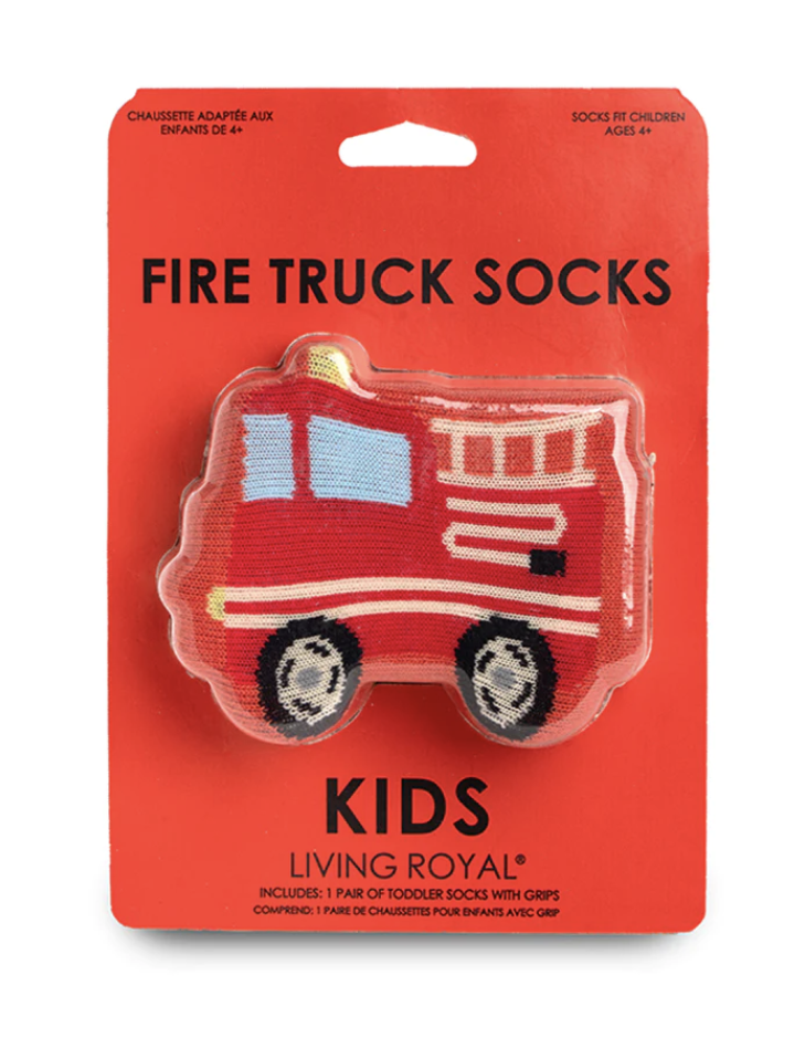 Fire Truck 3D Socks