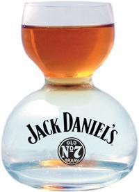 Jack Daniel's Whiskey on Water Glass