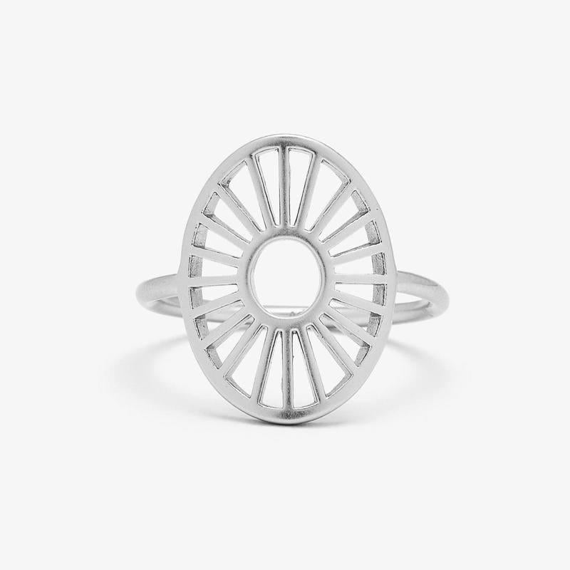 Sunburst Ring Silver