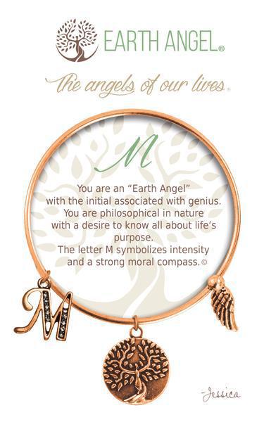 Letter M Earth Angel Bracelet