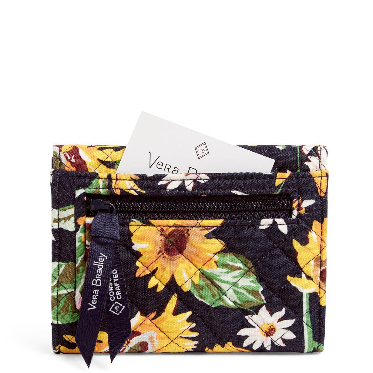 RFID Riley Compact Wallet In Sunflower