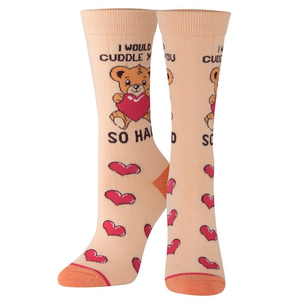 I Would Cuddle You So Hard Socks