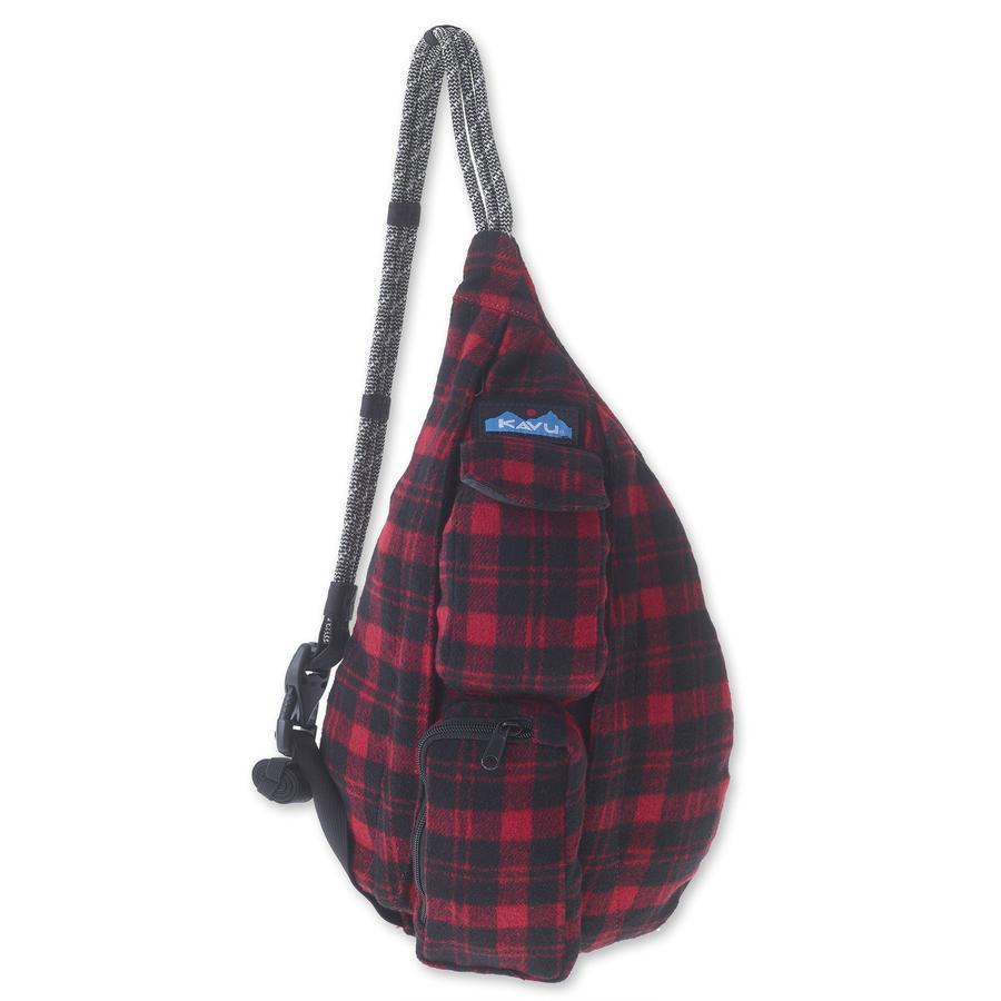 Mini Plaid Rope Bag Lumberjack