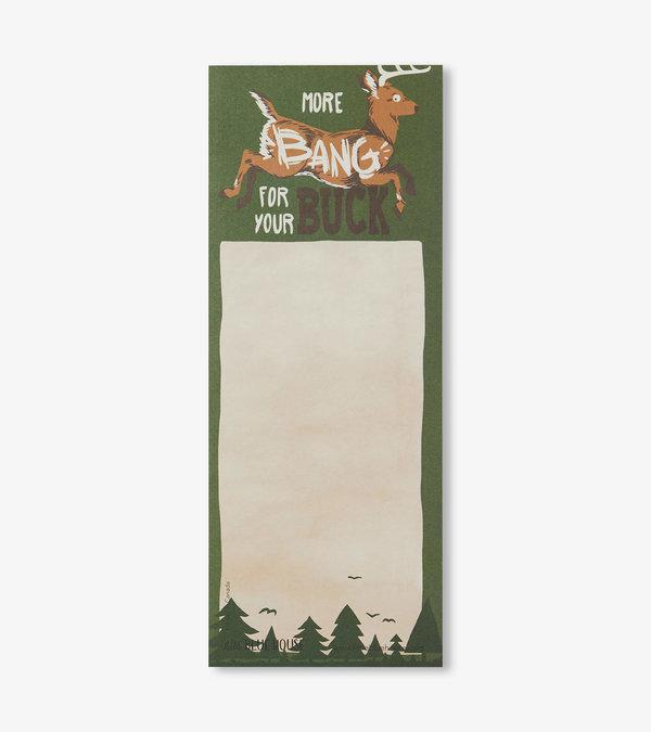 Bang For Your Buck Magnetic List Pad