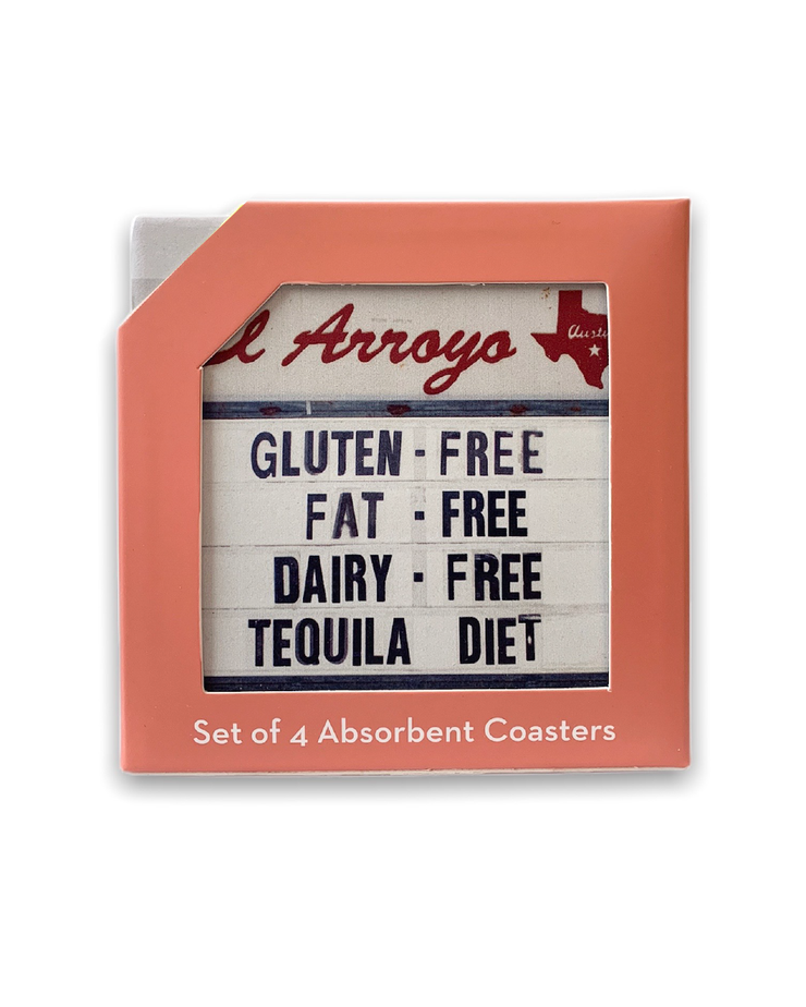 Tequila Diet Coaster Set