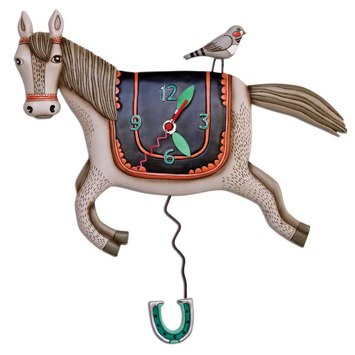 Woah Horsey Allen Design Clock