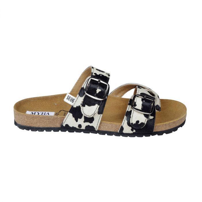 Cow Puddle Sandals