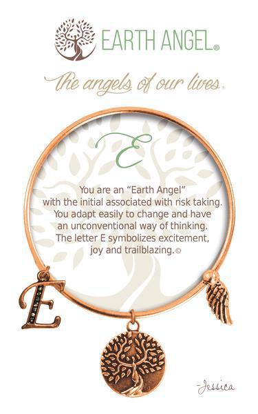 Letter E Earth Angel Bracelet