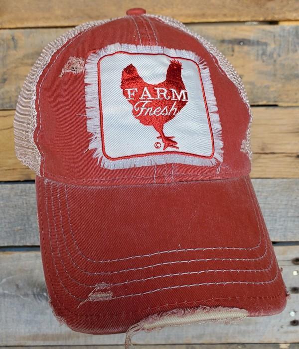 Farm Fresh Distressed Hat