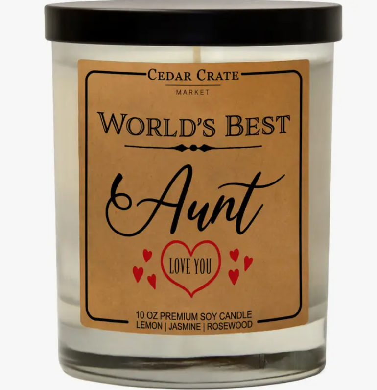World's Best Aunt Candle