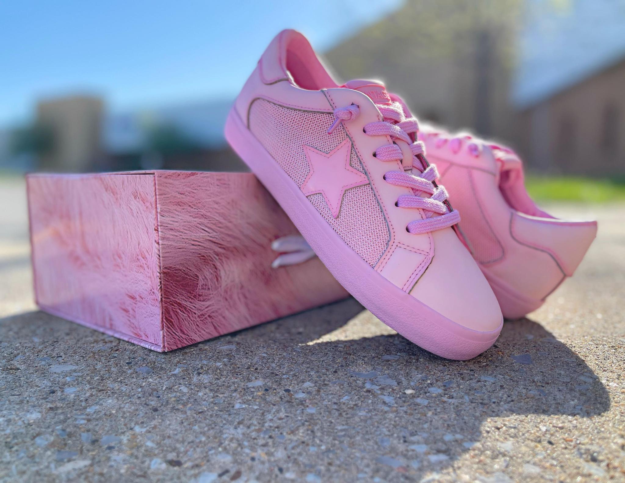 Dip Dye Hot Pink All Star Sneakers