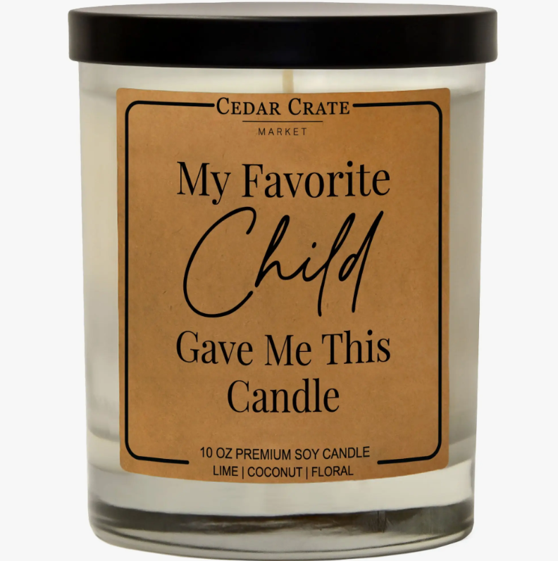 My Favorite Child Candle