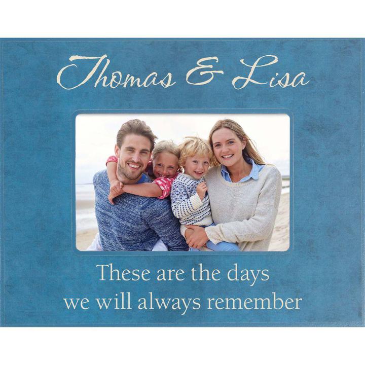 Blue Pattern 4x6 Photo Frame