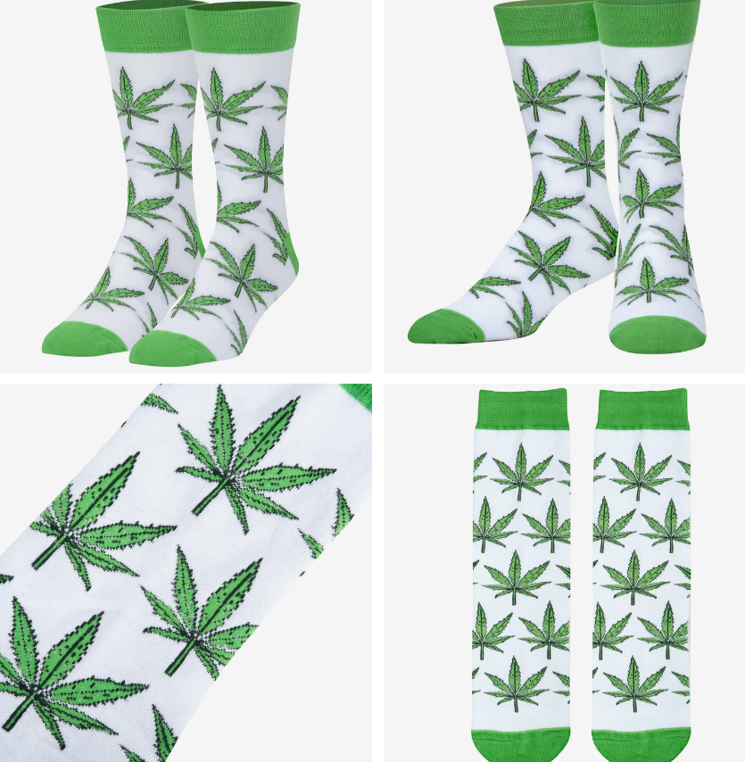 Pot Leaves Socks