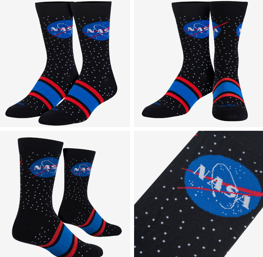 Nasa Stars Socks