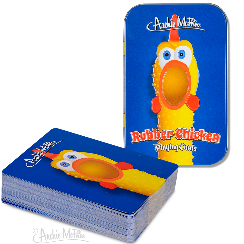 Rubber Chicken Playing Card