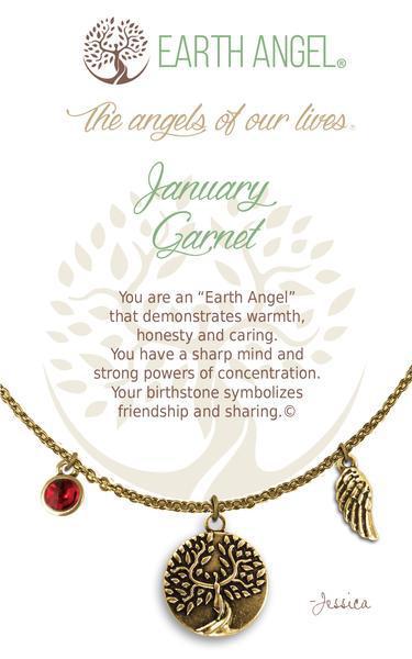 January Birthstone Necklace
